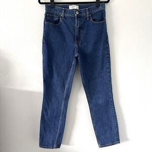 Abercrombie & Fitch Womens Size 28/6 Jeans The Skinny High Rise Cotton Blend